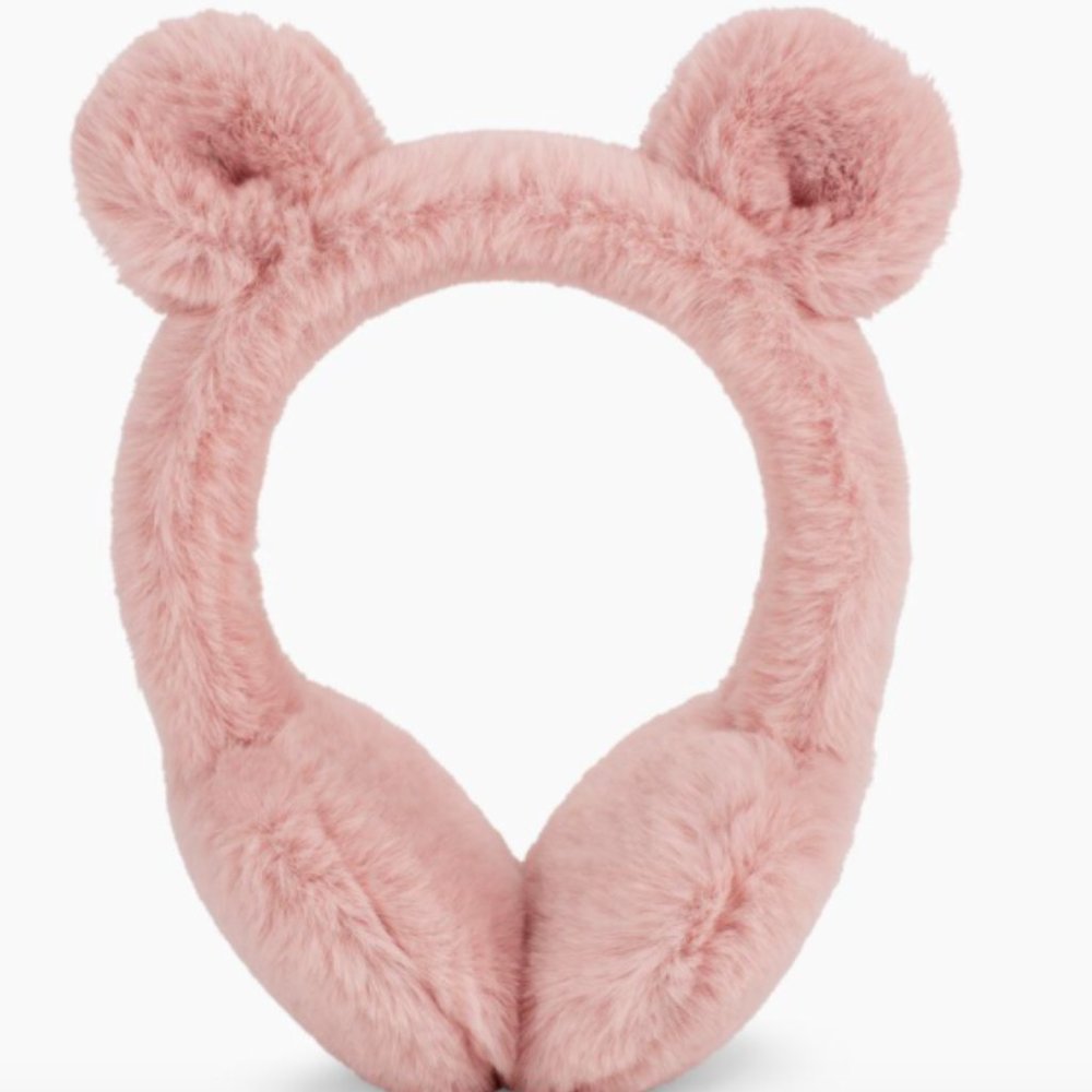 Toddler Girls FAUX FUR EARMUFF WITH EARS One Size